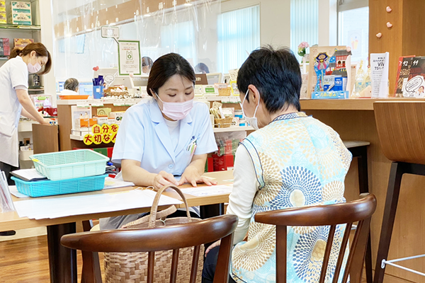 健康サポートフェアの様子